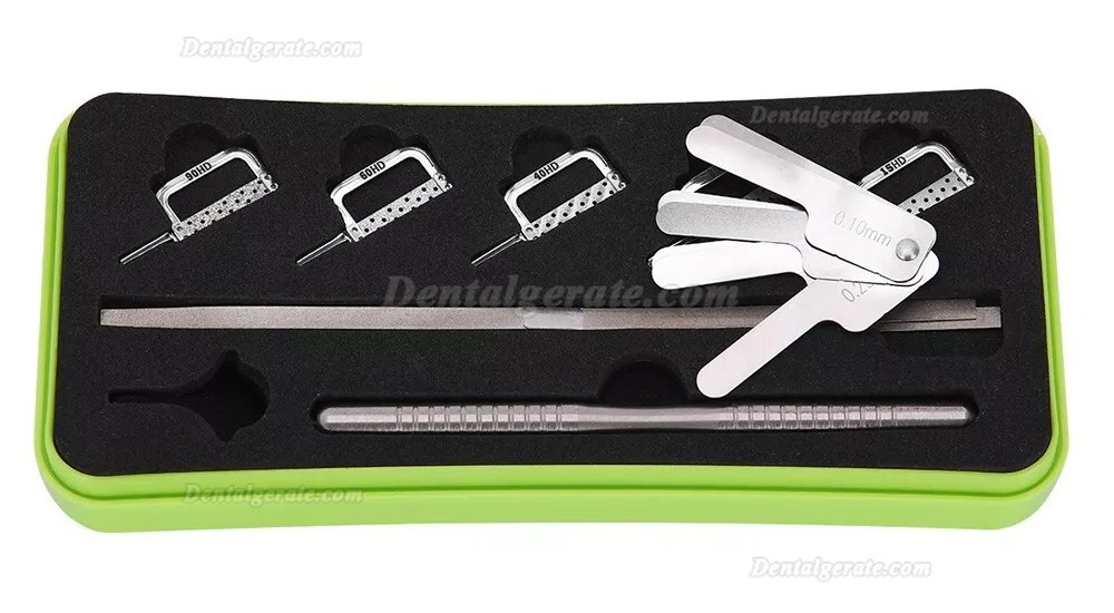 Dentales Interproximaler Reduktion Instrumente / IPR-Set (IPR-Streifen + IPR-Messger&auml;t + IPR-Griff)